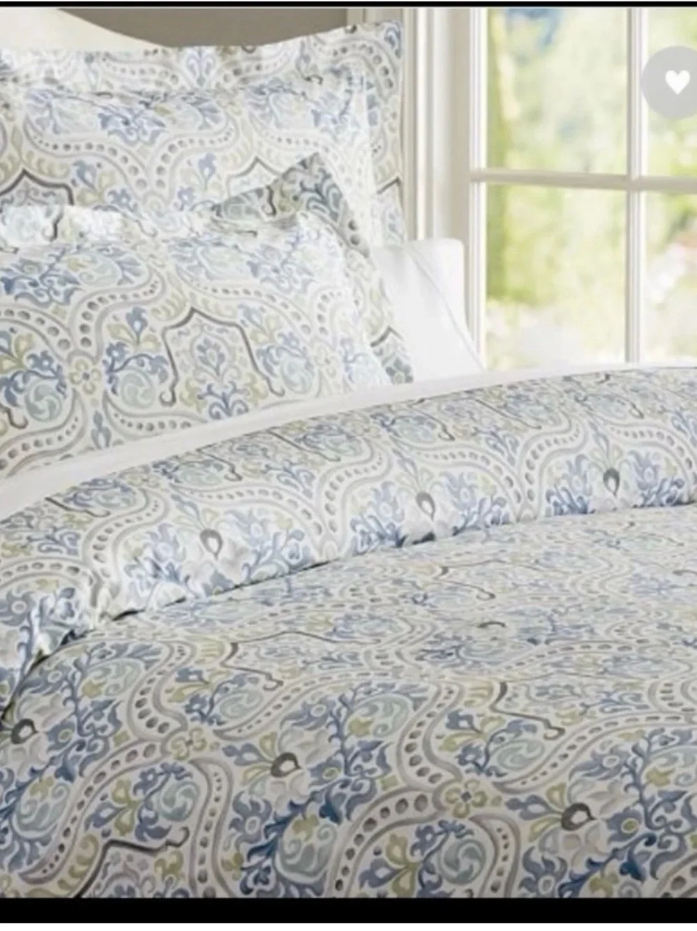 Pottery Barn Jessie King Duvet Cover & 2 King Shams